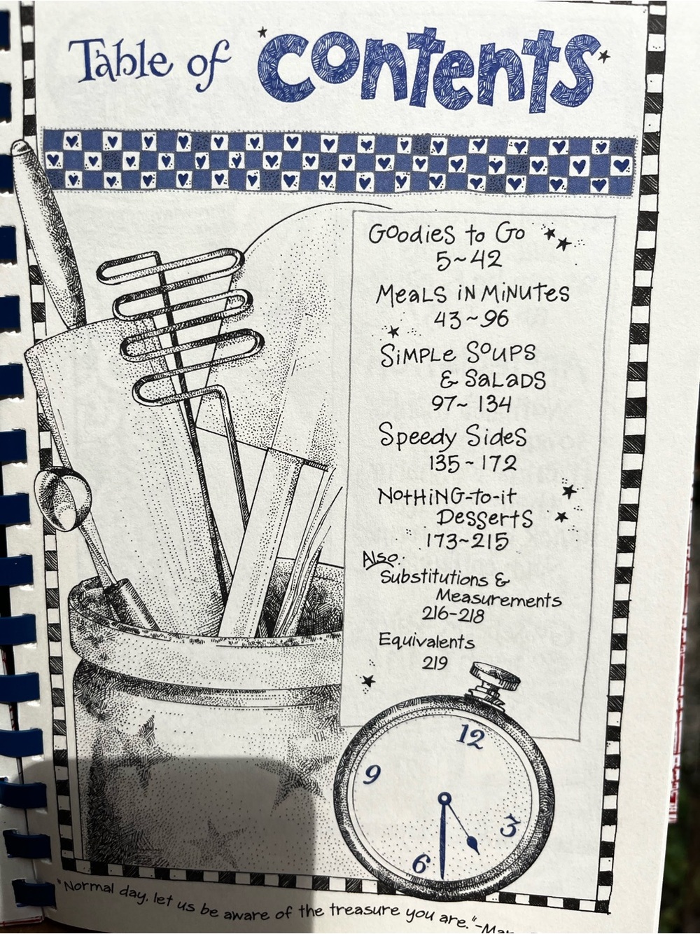 Goose Berry Patch Country Quick & Easy Cookbook - Red Plaid - Picture 3 of 12